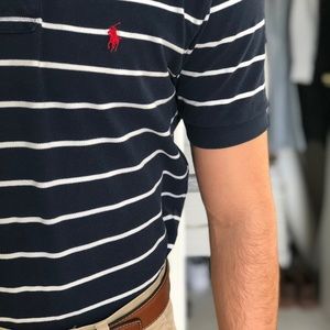 Men’s Striped Polo